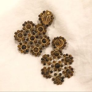 Lisi Lerch Jewelry - Lisi Lerch Vivi Tiger Eye Earrings | CLIP ON Lisi Lerch Jewelry - Lisi Lerch Vivi Tiger Eye Earrings | CLIP ON